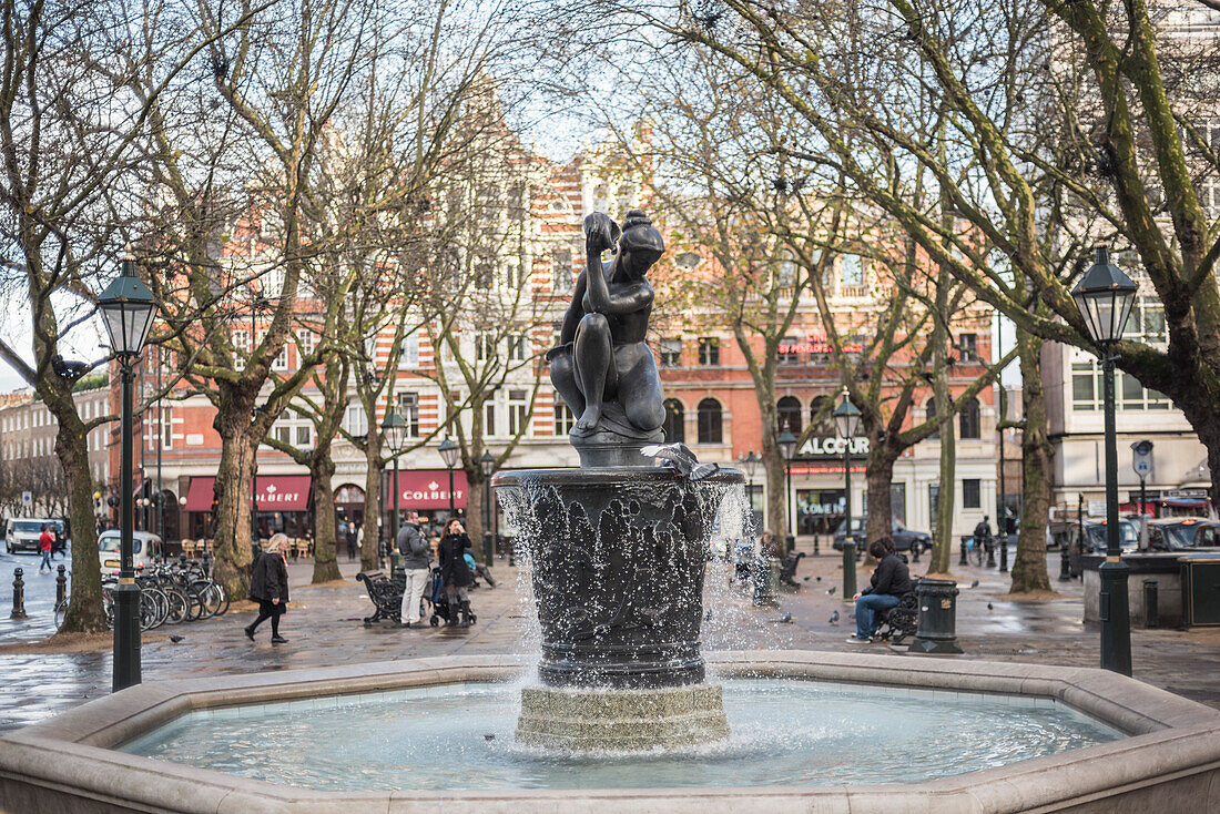 The Venus Fountain in Sloane Square, Chelsea